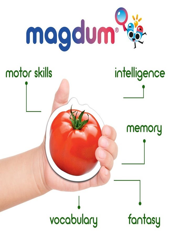 magdum Fruits & Vegetables Magnetic Puzzles for Kids - Fridge Magnets for Toddlers - Toddler Puzzle - Travel Toys for Children - Magnetic Travel Games Baby Toys - Magnets for Preschooler - Image 5